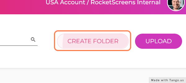  CREATE FOLDER Button